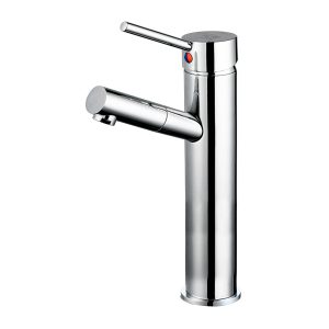 Grifo monomando de lavabo Alto serie Loira
