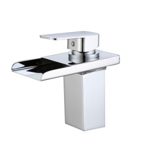 Grifo monomando de lavabo efecto cascada modelo Victoria