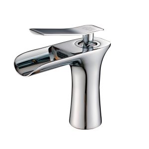 Grifo monomando de lavabo efecto cascada modelo Virginia