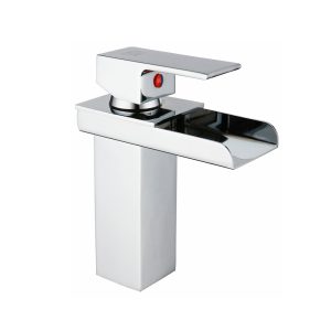 Grifo monomando de lavabo efecto cascada modelo Poveda
